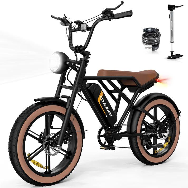 Colorway BK29 E-Bike, 20" Fat Tire, 500W, 48V,15Ah Battery