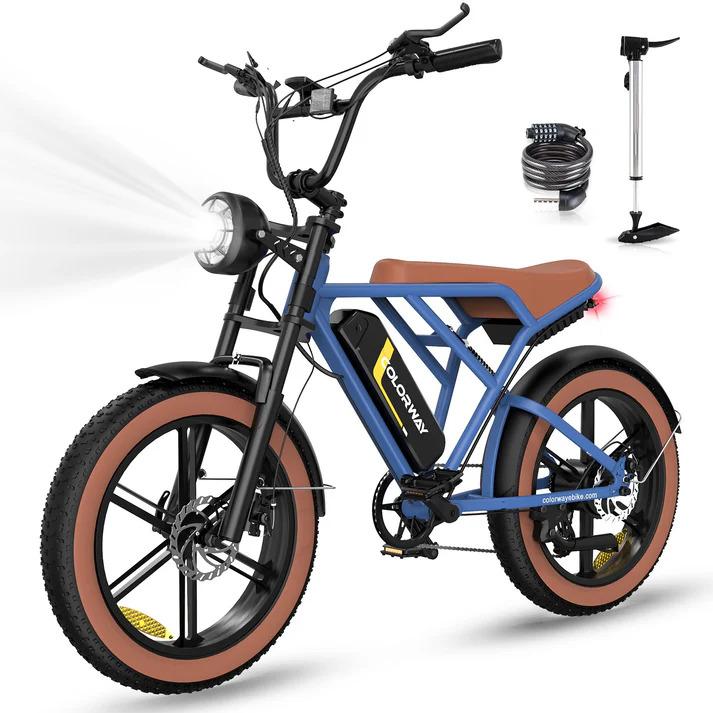 Colorway BK29 E-Bike, 20" Fat Tire, 500W, 48V,15Ah Battery