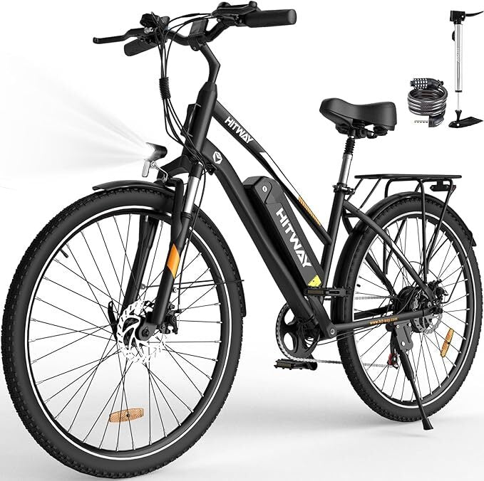 HITWAY BK27 Electric Bike for Adults, 28" Electric Bicycle Commute E-bike