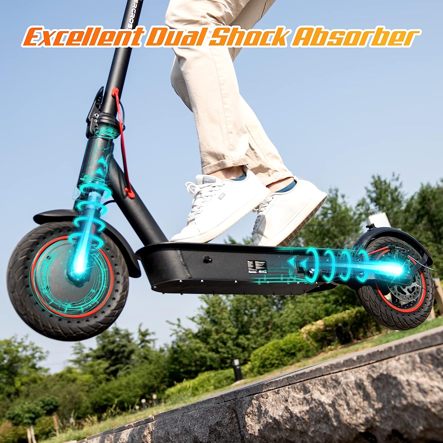 EVERCROSS EV10K Pro E-scooter, 500 W Motor scooter dual  suspension